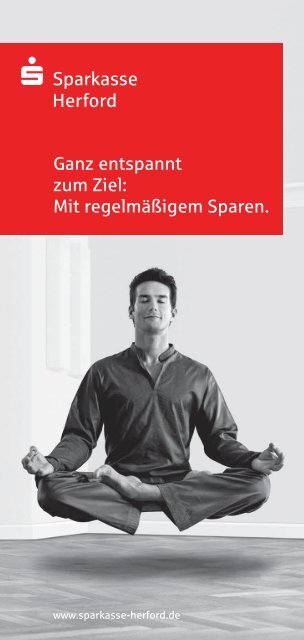 Prospekt "Sparen" (PDF) - Sparkasse Herford