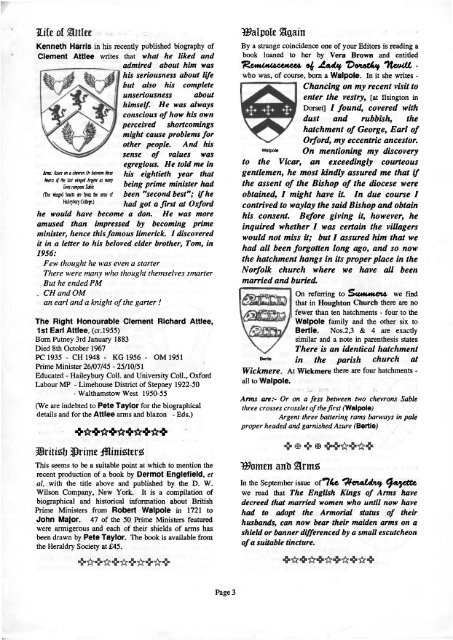 The Seaxe - Middlesex Heraldry Society