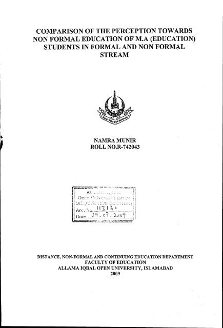 aiou thesis download pdf