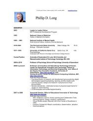 Phillip D. Long - Virginia Tech News
