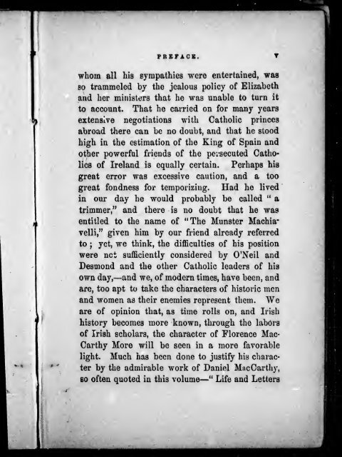 MacCarthy more, or, The fortunes of an Irish chief in the reign of ...