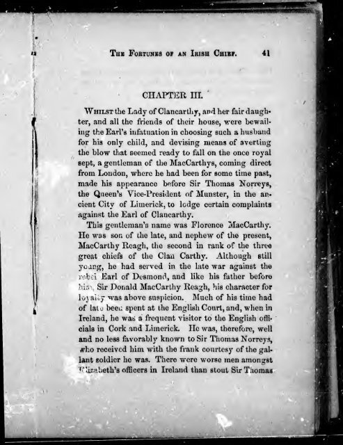 MacCarthy more, or, The fortunes of an Irish chief in the reign of ...