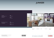 Built-in Appliances Sales Manual 2011 - Junker