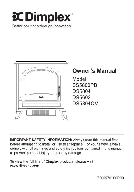 Owner's Manual - Air & Water