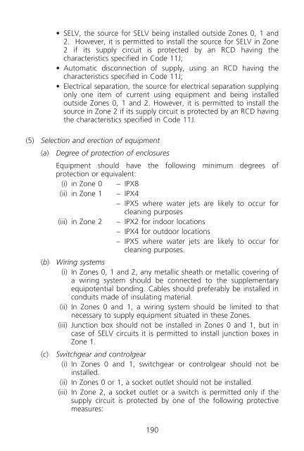 Code of Practice for the Electricity (Wiring) Regulations - 2009 Edition