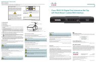 Cisco RNG100 Digital-Only Interactive Set-Top with Multi-Stream ...