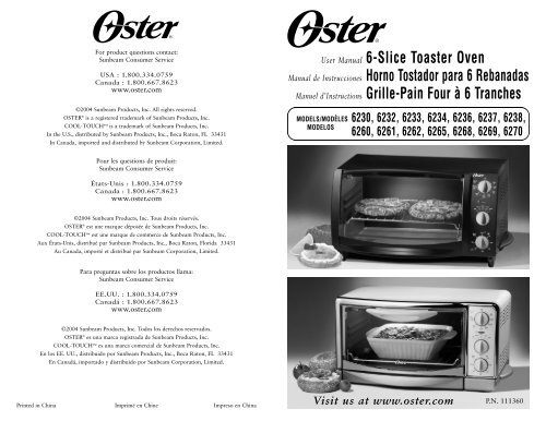 6-Slice Toaster Oven