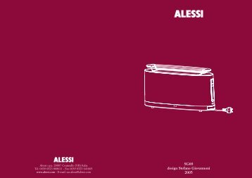 download instructions - Alessi