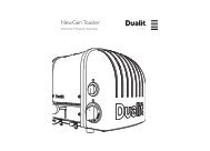 NewGen Manual - Dualit