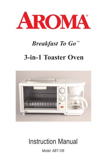3-in-1 Toaster Oven - Aroma Housewares