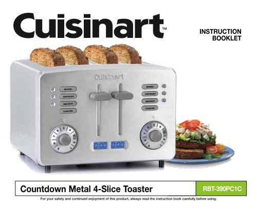 Countdown Metal 4-Slice Toaster - Cuisinart