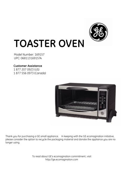 TOASTER OVEN - GE :: Housewares