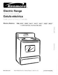 Kenmore Electric Range