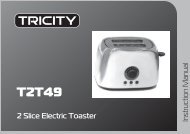 Instruction Manual 2 Slice Electric Toaster - Tesco Tech Support