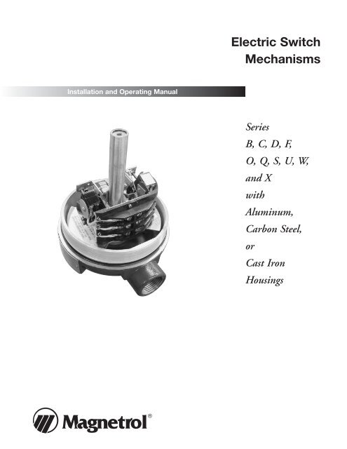 Electric Switch Mechanisms Magnetrol International
