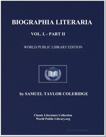 biographia -literaria. - World eBook Library