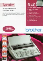 Typewriter AX-430 - Brother