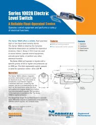 Series 1002A Electric Level Switch - Norriseal