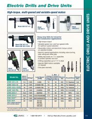 Electric Drills and Drive Units - CS Unitec Inc.