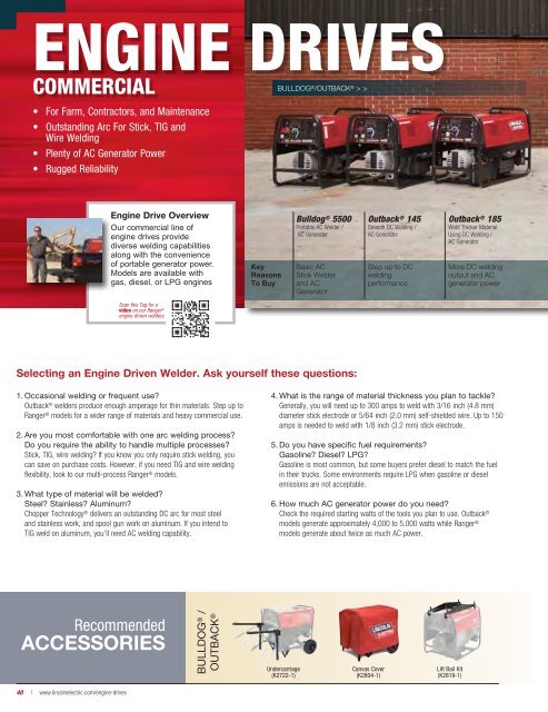 Lincoln Electric Welding & Cutting Solutions Equipment Catalog