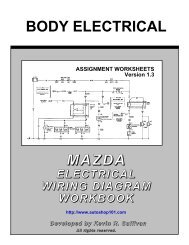 Mazda Body Electrical workbook - Autoshop 101