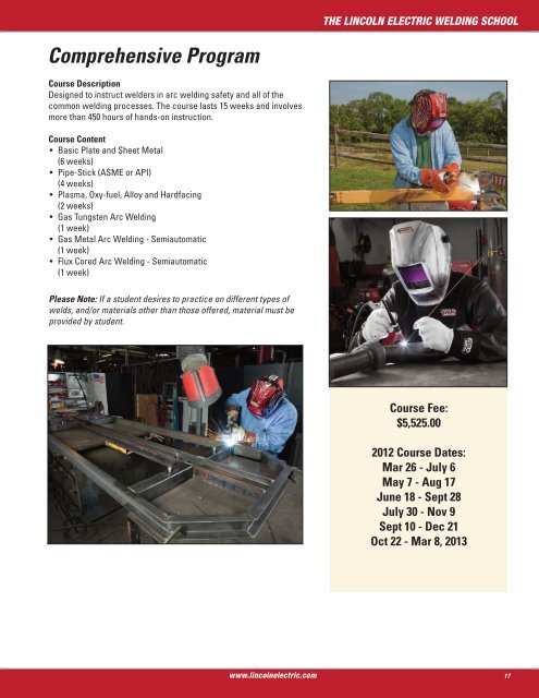 2012 Technical Training Guide | Lincoln Electric