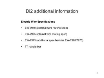 10) Di2 Wire Kit Instructions.pdf - Shimano