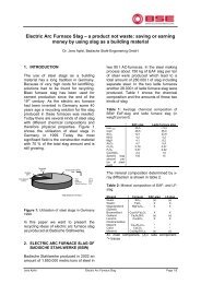 Electric Arc Furnace Slag - Badische Stahl- Engineering GmbH