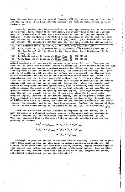 chemical physics of discharges - Argonne National Laboratory