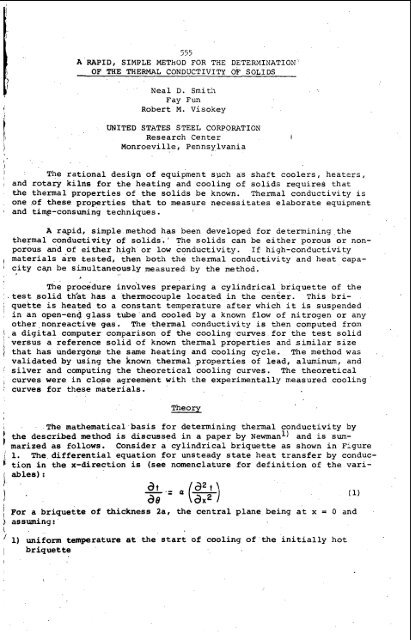 chemical physics of discharges - Argonne National Laboratory