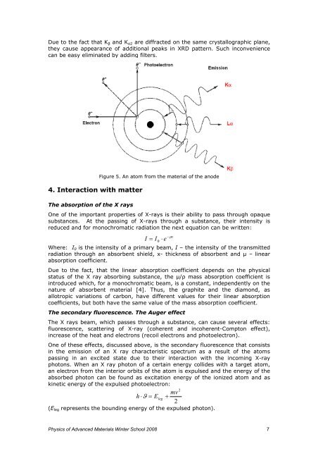 The Röntgen Radiation and its application in studies of ... - Mansic