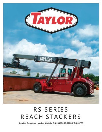 RS Series Reach Stacker - Taylor Machine Works