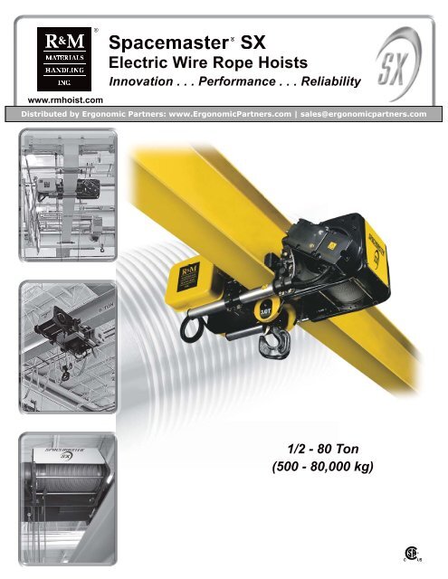 Spacemaster SX Electric Wire Rope Hoist Brochure - Ergonomic ...