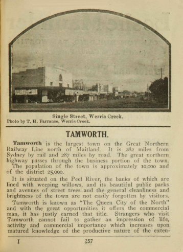 Tamworth, Bendemeer, Walcha p. 257-266 - Newcastle City Council