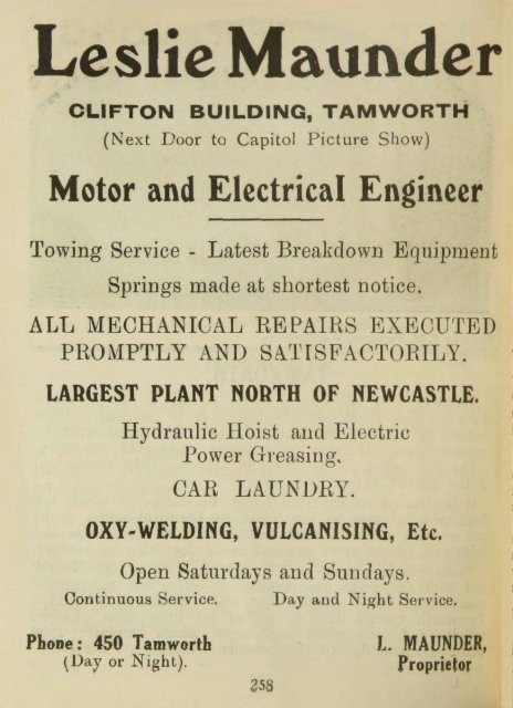 Tamworth, Bendemeer, Walcha p. 257-266 - Newcastle City Council