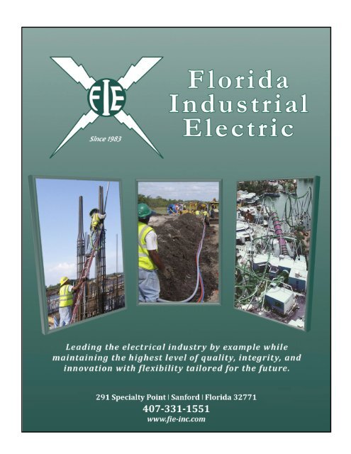 Brochure (.pdf) - Florida Industrial Electric (FIE)