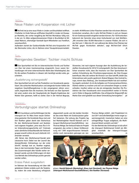 Spomo - Sport + Mode 05 April 2013