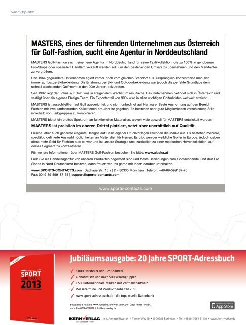 Spomo - Sport + Mode 05 April 2013