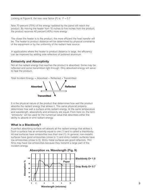 RADIANT HEATING WITH INFRARED - Watlow