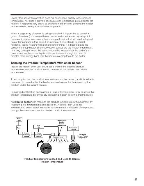 RADIANT HEATING WITH INFRARED - Watlow