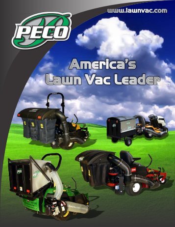 Peco Lawn Vacs - Heavy Duty Equipment