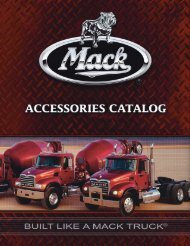 MACK Accessories Catalog - Mack Trucks