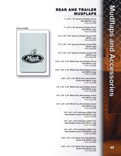 MACK Accessories Catalog - Mack Trucks