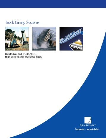 QuickSilver® Truck Liners Flyer - Quadrant
