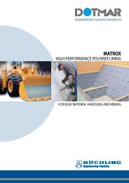 Matrox High Performance Polymer Lining - Dotmar
