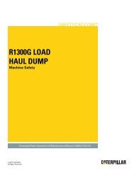 r1300g load haul dump-machine safety - Caterpillar Safety