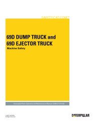 69D DUMP TRUCK and 69D EJECTOR TRUCK - Caterpillar Safety