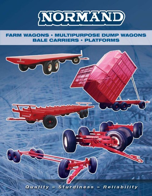 FARM WAGONS • MultipuRpOSe DuMp WAGONS BAle ... - Normand