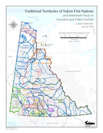 Traditional Territories of Yukon First Nations - Environment Yukon