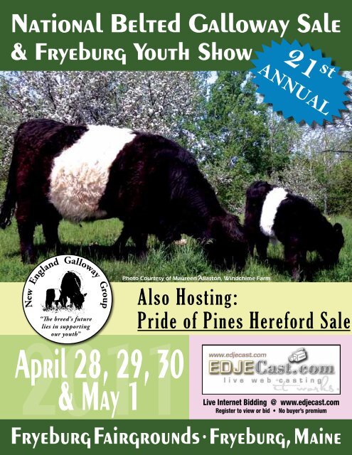 National Belted Galloway Sale - US Belted Galloway Society